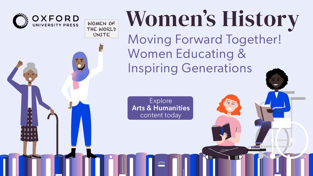 OUPPhilosophy's tweet photo. Philosophy is richer when it includes every voice. Discover our Women’s History collection—books and articles exploring how women have challenged, expanded, and redefined philosophical traditions.

Read today: https://t.co/n3iC1gkvSB https://t.co/VUAK8341TP