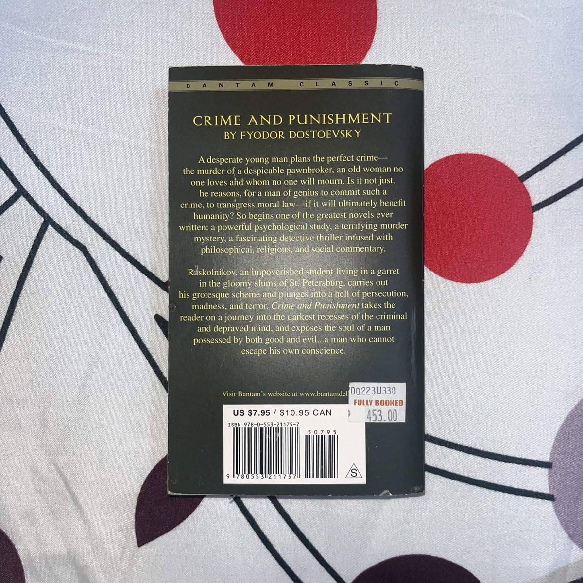 chewycartz's tweet photo. wts lfb ph

crime and punishment book

     • ₱300
     • not mint condi, pero hindi nabasa
     • bought for ₱453

🏷️fyodor dostoevsky crime and punishment book fully booked bsd https://t.co/z2peTaSw0D