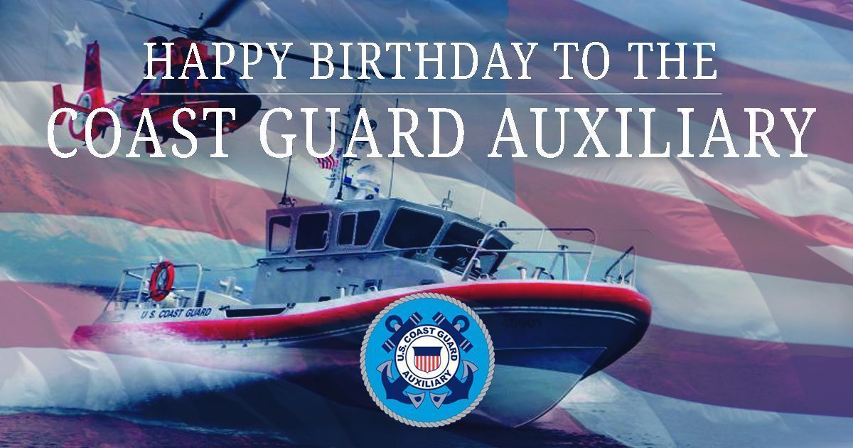 Coast Guard Auxiliary Birthday