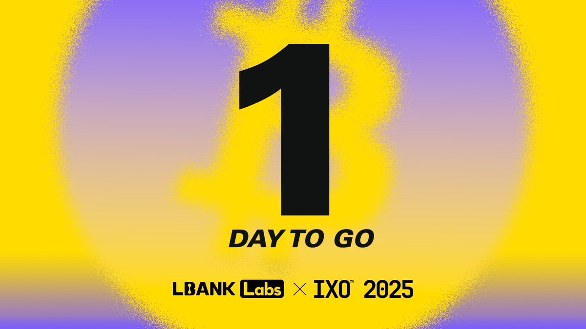 LBankLabs's tweet image. We’re almost there IXO 2025 kicks off tomorrow in Seoul! 🇰🇷
LBank Labs is ready to dive into 2 days of deep talks, real connections, and hands-on Web3 energy.
If you’re around, come meet the team IRL. Let’s build something that lasts.
📍 Textile Center, June 24-25
🎟️…