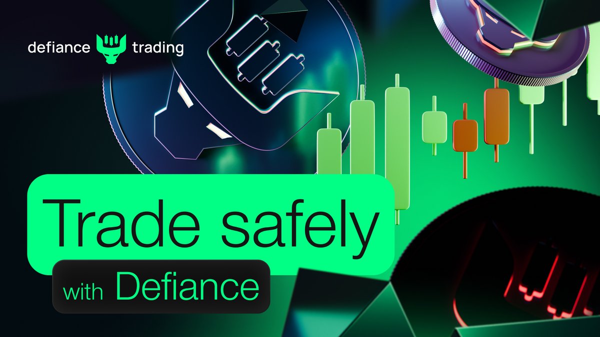 The crypto industry should be decentralized and be the safe place to go when the market crashes.

Trade safely with Defiance: defiance.trading

#SAFU #Web3 #Trade