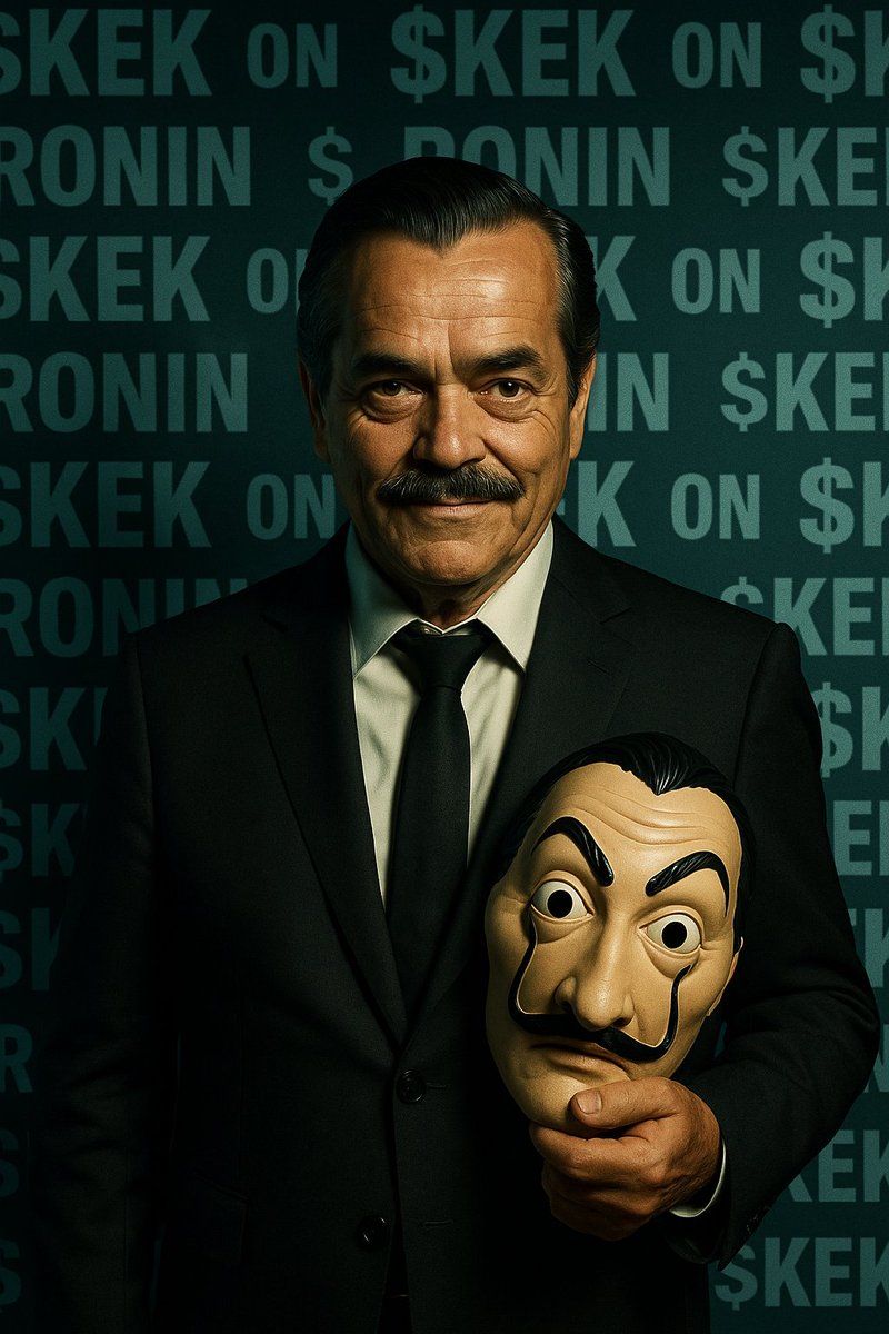 The mastermind behind the success of the memecoin century, La Casa de $KEK.

Suit sharp, mask in hand, and $KEK on Ronin behind every move.