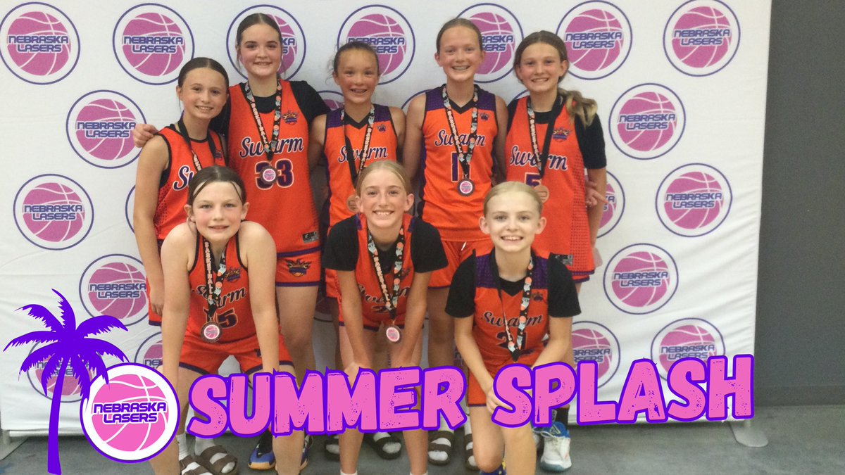 🌴Nebraska Lasers Summer Splash 🏅 Medal Winners