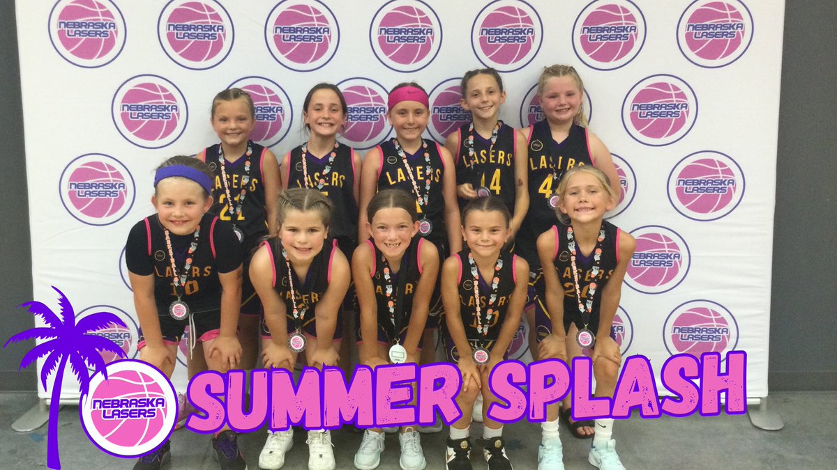 🌴Nebraska Lasers Summer Splash 🏅 Medal Winners