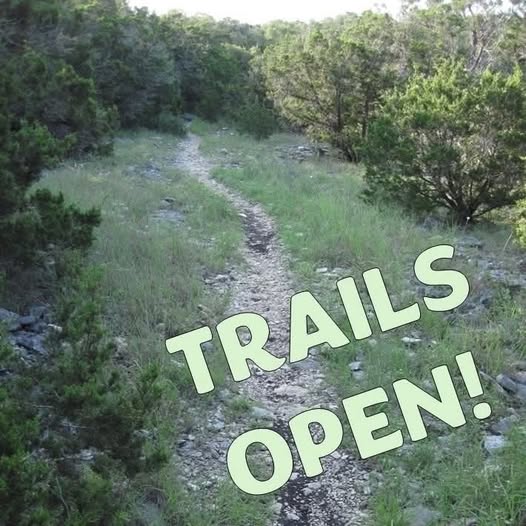 Trails update for Monday, 6/23: Trail conditions have improved, and all trails except the ProHab Area are OPEN. Be careful out there...some areas may still be muddy. If you find a downed tree or major washout, please note your location, take a pic if you can, and notify staff.