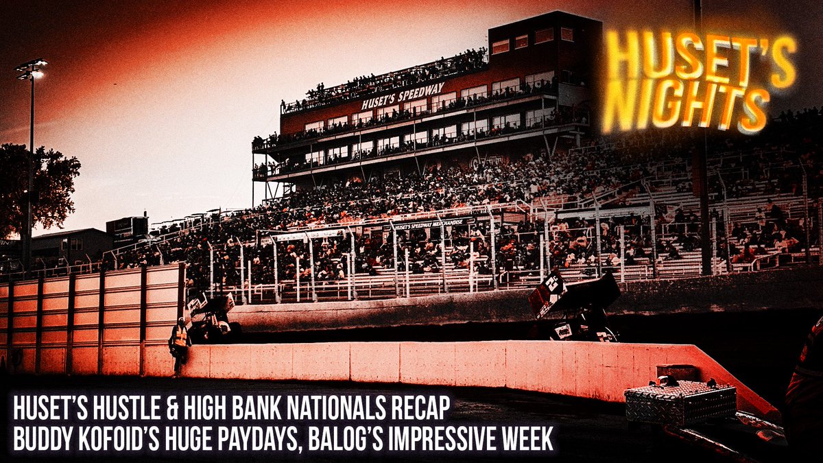 TEAMNETCODE's tweet image. 🚨 NEW EPISODE! It was a scorching hot week at @HusetsSpeedway for the Huset’s Hustle and High Bank Nationals, where @MichaelKofoid cashed in big (again), and @BillBalogRacing had the crowd going crazy all week long. The guys break it all down in a special ‘Huset’s Nights’…