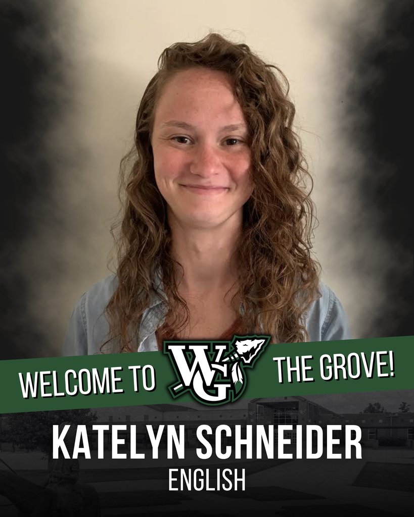 🌟 Meet Ms. Katelyn Schneider! 🌟
She’s joining WGHS as an English teacher with a passion for connection and learning. 📚
She is excited to be part of a strong, student-focused community - let’s give her a big Warrior welcome!
#WarriorWelcome #WGHSStaffSpotlight #WhyWalnutGrove