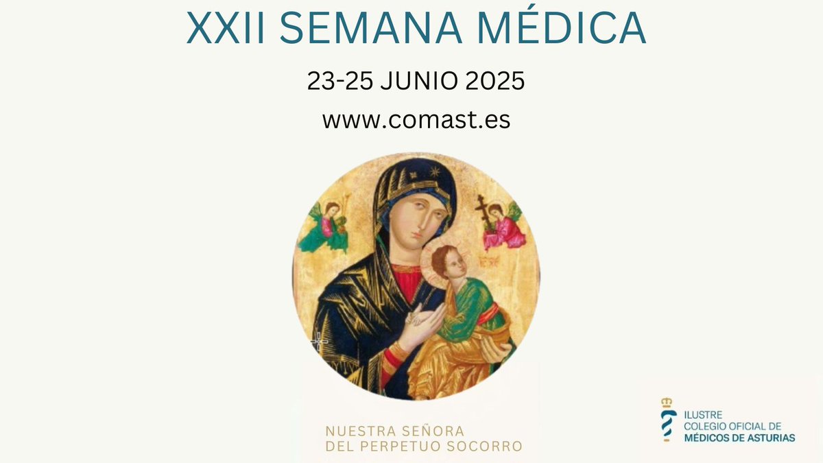 Ilustre Colegio Oficial de Médicos de Asturias (@icomasturias) on Twitter photo 🌟 Arranca la #SemanaMédica en el <a href="/icomasturias/">Ilustre Colegio Oficial de Médicos de Asturias</a>
Una celebración para honrar a Nuestra Señora del Perpetuo Socorro y reconocer la vocación, humanidad y compromiso de nuestros médicos y médicas.
🤝 Encuentro, homenaje y conexión.
#MédicosDeAsturias #CompromisoYVocación 🌟 Arranca la #SemanaMédica en el <a href="/icomasturias/">Ilustre Colegio Oficial de Médicos de Asturias</a>
Una celebración para honrar a Nuestra Señora del Perpetuo Socorro y reconocer la vocación, humanidad y compromiso de nuestros médicos y médicas.
🤝 Encuentro, homenaje y conexión.
#MédicosDeAsturias #CompromisoYVocación