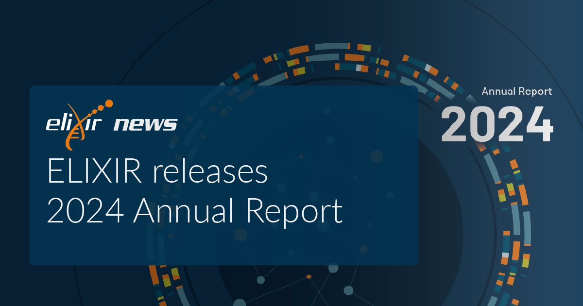 🎉 ELIXIR 2024 Annual Report is out! 

2024 marked the start of the ELIXIR 2024-28 Scientific Programme, and the Annual Report describes the first year of 🙌 achievements under the Programme.
 
Read on to discover more about #ELIXIR in 2024 👉 loom.ly/tP7nsQ4