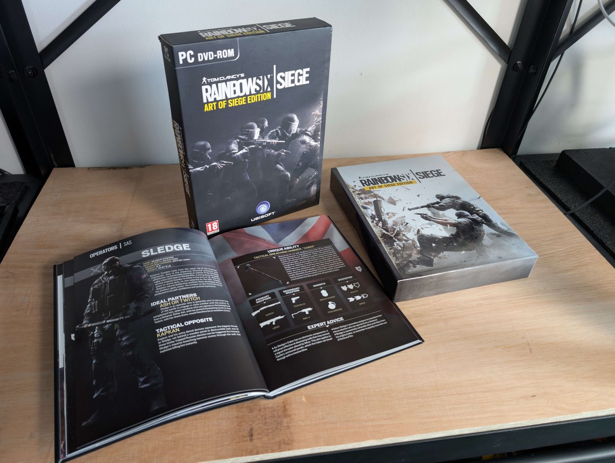 Time for another chance to win!

To celebrate the launch of #SiegeX, I'm giving away a copy of the Art of Siege Edition.

To enter: darny3d.com/giveaway

#RainbowSixSiege #R6Community