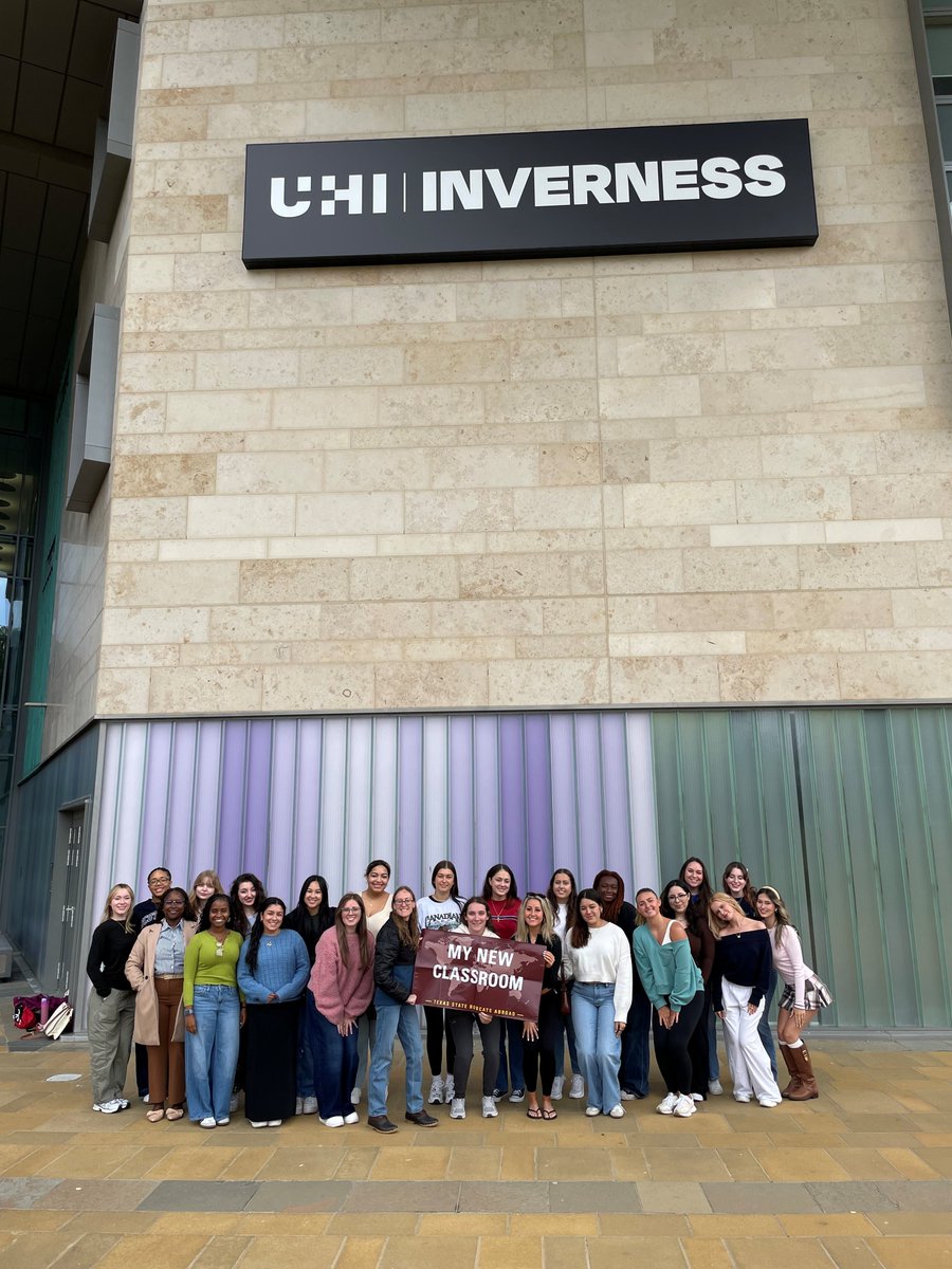 UHI Inverness (@uhi_inverness) on Twitter photo We are delighted to be hosting students and professors from <a href="/txst/">Texas State University</a> who have travelled over to Scotland to study at the #UHIinverness campus this month!
We’re excited to have them here as part of their study abroad programme!
#ThinkUHI #InternationalStudy We are delighted to be hosting students and professors from <a href="/txst/">Texas State University</a> who have travelled over to Scotland to study at the #UHIinverness campus this month!
We’re excited to have them here as part of their study abroad programme!
#ThinkUHI #InternationalStudy