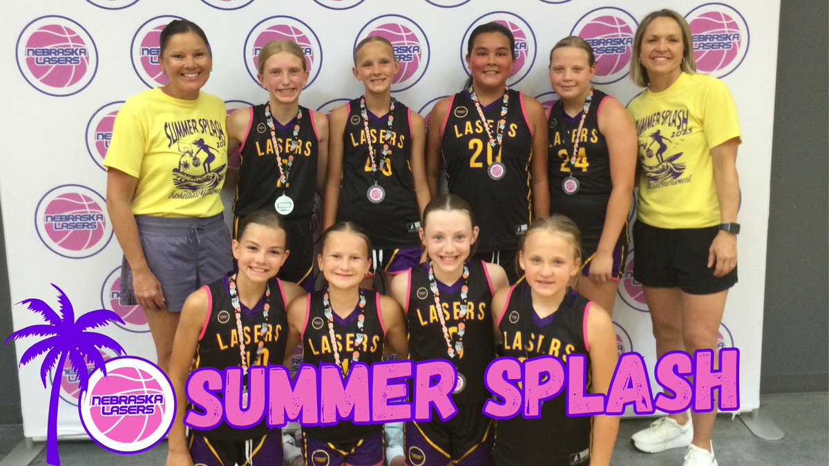 🌴Nebraska Lasers Summer Splash 🏅 Medal Winners