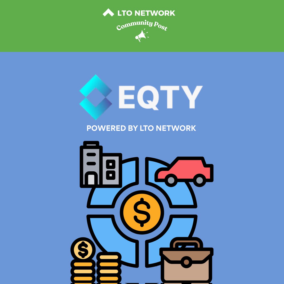 EQTY in a nutshell👇👇 

Through verifiable identities, decentralized trust, immutable ownership dossiers, and flexible legal orchestration, #EQTY builds the foundation for real-world asset tokenization,  anchored in truth, not promises.

$LTO #Ownables #RWA #Crypto #Blockchain