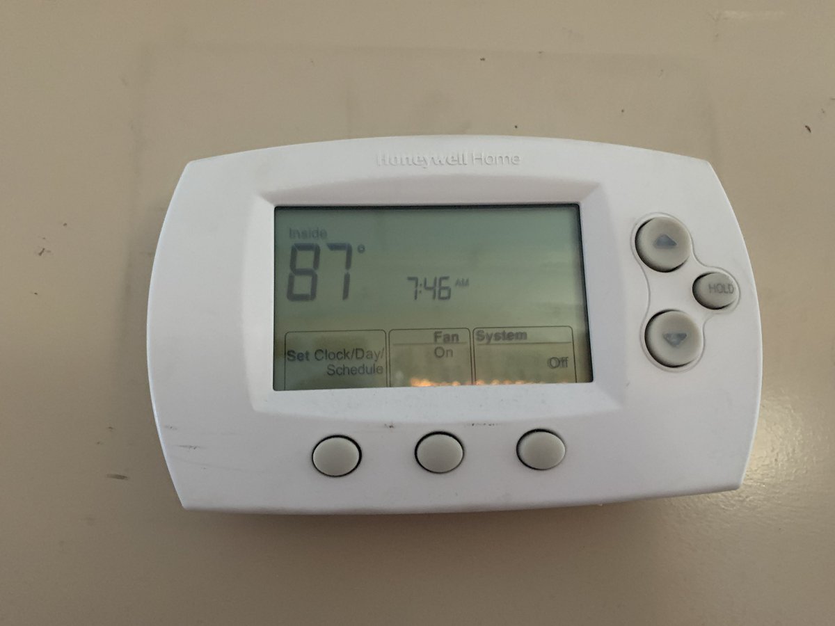 This is the reality of many boards across Ontario… Presently in a PDSB classroom this is the temp, it will only get worse by this afternoon – there is no air conditioning, there are 2 places in the entire school children ‘ can cycle through’… <a href="/CP24/">CP24</a> <a href="/CBCNews/">CBC News</a> <a href="/ETFOeducators/">Elementary Educators</a>