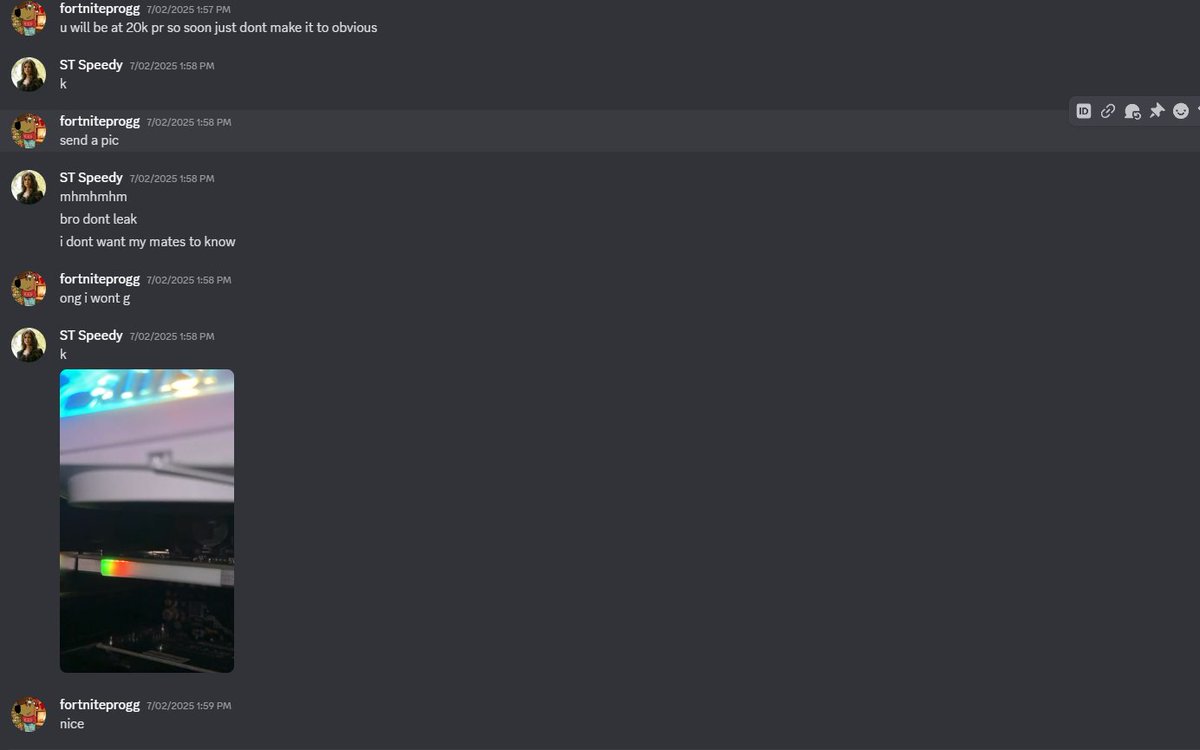 . <a href="/874Speedy/">BLZ Speedy</a> Speedy x Oatley is on DMA he has been under the radar for months. <a href="/Oatleyfn/">Oatley</a> please report him. He was the player leaking code to <a href="/Bazilfv/">Bazil</a> in vital pro scrims. He also has an alt in blurred private cord.