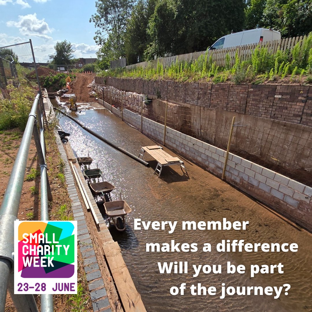 It’s #SmallCharitiesWeek — and we’re proof that small orgs can do BIG things! 💪

With just £15/year, you can help restore the Lichfield Canal and show your support for our volunteers.

Join us 👉 lhcrt.org.uk/membership/mem…

#WeDigCanals #Staffordshire #SmallCharityWeek