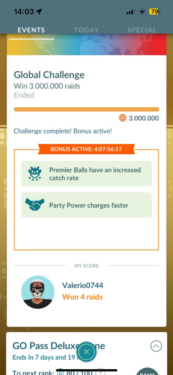 Global Challenge is now live! Thanks for your help everyone 🙌

#PokemonGO | #PokemonGOFest2025