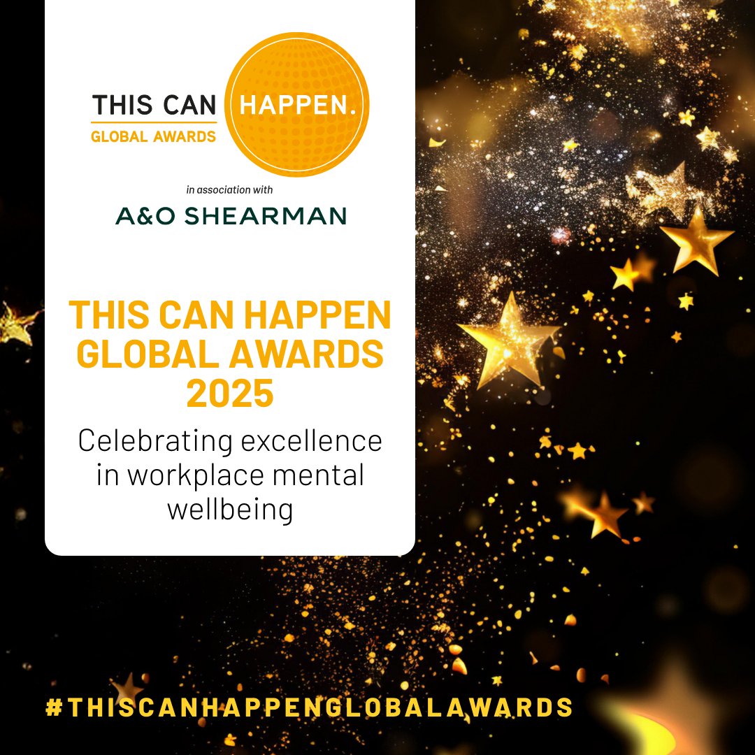 There are just 3 days left to enter the This Can Happen Global Awards 2025.

Whether you are already leading the way in workplace wellbeing or taking bold new steps, these awards are here to celebrate your successes and achievements.

🔗 Ready to enter? hubs.la/Q03t7q3t0