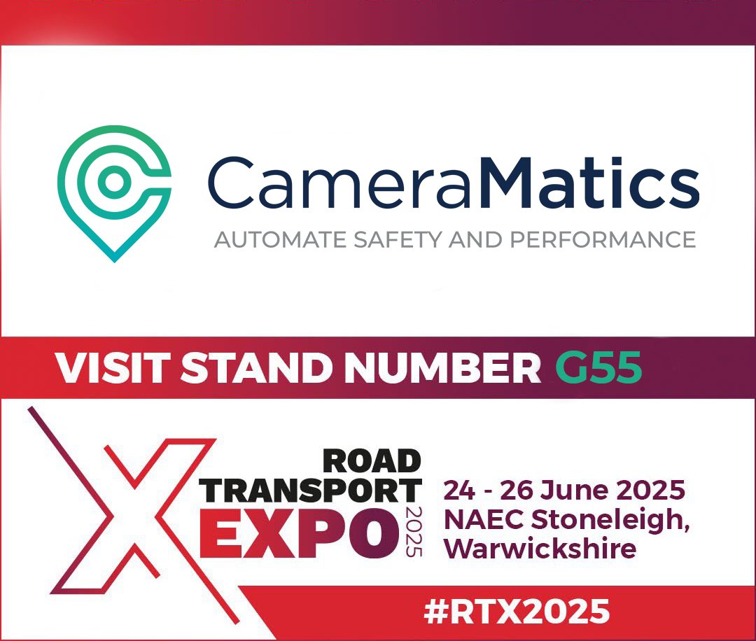 🚨 Less than 24 hours until <a href="/RTXPO_/">Road Transport Expo</a> 2025!
📍 Visit us at Stand G55, Hall 2.
👉 Book your 1:1: cameramatics.com/trade-shows-sc…
✅ Cut insurance costs
✅ Improve safety &amp; compliance
✅ Reduce admin
✅ Prevent downtime
✅ Track your fleet in real time
#RTX2025 #FleetSafety #FleetManagement