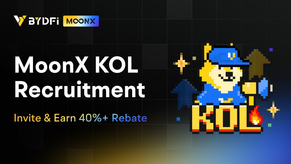 BYDFi's tweet photo. 🚀 BYDFi MoonX Global KOL Recruitment is now live!

Whether you’re a trader, creator, or community builder—MoonX is inviting you to shape the future of MemeCoin trading with us.

🎁 Monthly bounties, event support, long-term collabs, and more await.
Apply now 👉 https://t.co/uizLj0FAoV

🔥 Invite Now & Start Earning: https://t.co/mxZaeWBcwM

#BYDFi #MoonX #KOL #Recruitment #Web3Creators #Axiom #Photon #BullX