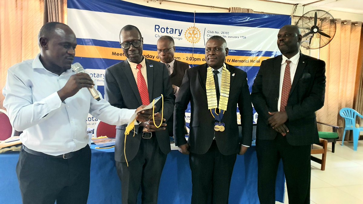 DGEDanielDdam's tweet image. Great insights unlocked! 🔑
It was a pleasure attending the impactful meeting at @RCMengo1988, diving deep into the secrets of the Rotary month of June with PAG. Sam Mwanje-Jjajja Muzungu
#RotaryMonthOfJune
#ServiceAboveSelf
#RotaryFellowship