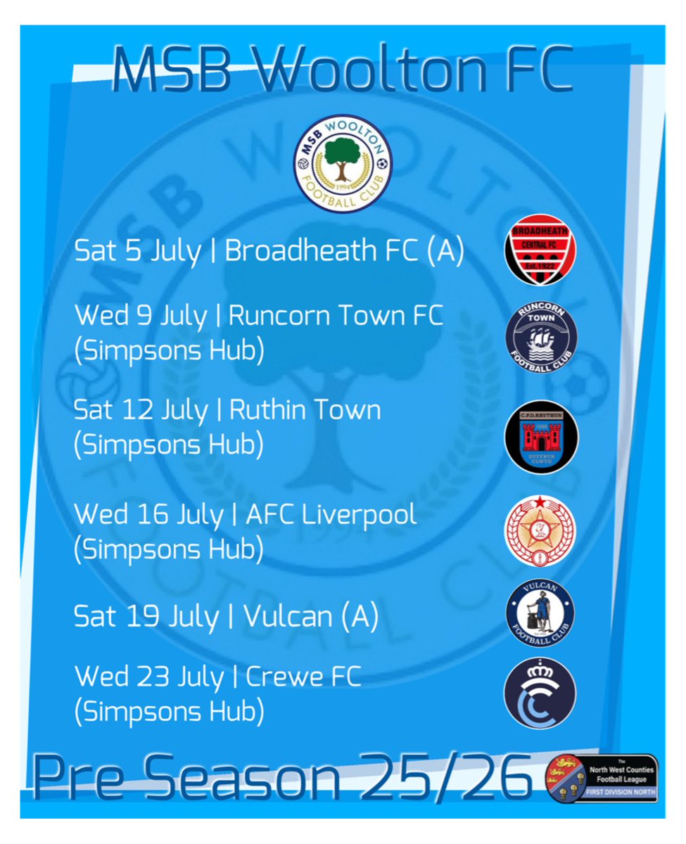 MSB Woolton FC (1st, Res, U23 & New U21’s) tweet media