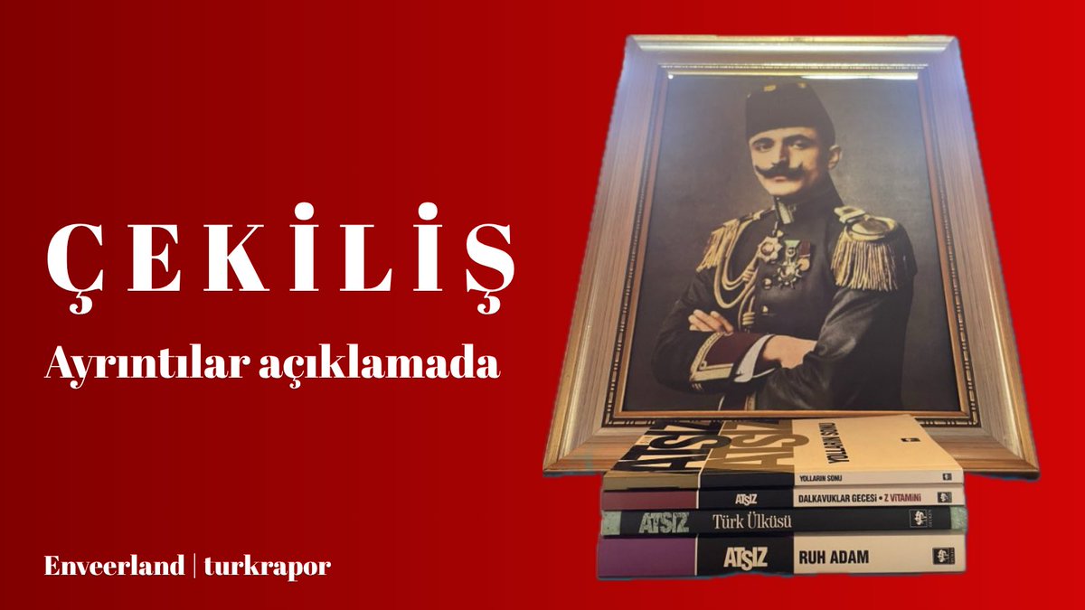 Şehid-i Âlâ ve Gaazî Namdar Enver Paşamızın tablosu ile Hüseyin Nihal Atsız bey’in 4 eserini 2 kişiye hediye edeceğiz.

Yapmanız gereken;

- <a href="/Enveerland/">Enver Paşa</a> ve <a href="/bizimsivascomtr/">Bizim Sivas Gazetesi</a> hesaplarını takibe almanız, 
- RT 
- Yoruma 2 arkadaşınızı etiketlemeniz.

29 Haziran’da sonuçlar