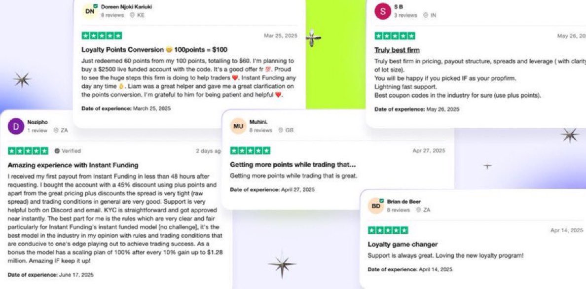 Michaab (@jadonsiimichaab) on Twitter photo Traders are getting up to 50% OFF with PlusPoints π°
1 point = $1 off earn by buying or being active in Discord!
Use LEAP (30% OFF) or LAUNCH (20% OFF + 90% split + weekend/news trading)
Start stacking now with <a href="/InstantFunding_/">Instant Funding</a> π Traders are getting up to 50% OFF with PlusPoints π°
1 point = $1 off earn by buying or being active in Discord!
Use LEAP (30% OFF) or LAUNCH (20% OFF + 90% split + weekend/news trading)
Start stacking now with <a href="/InstantFunding_/">Instant Funding</a> π