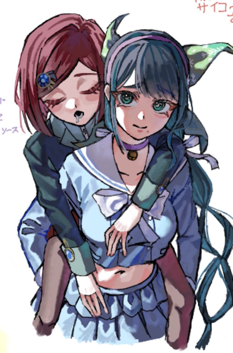 てんひみ絵チャに参加させて頂きました、とても楽しい時間を過ごすことができました。ありがとうございます
#danganronpa 
#ダンガンロンパ