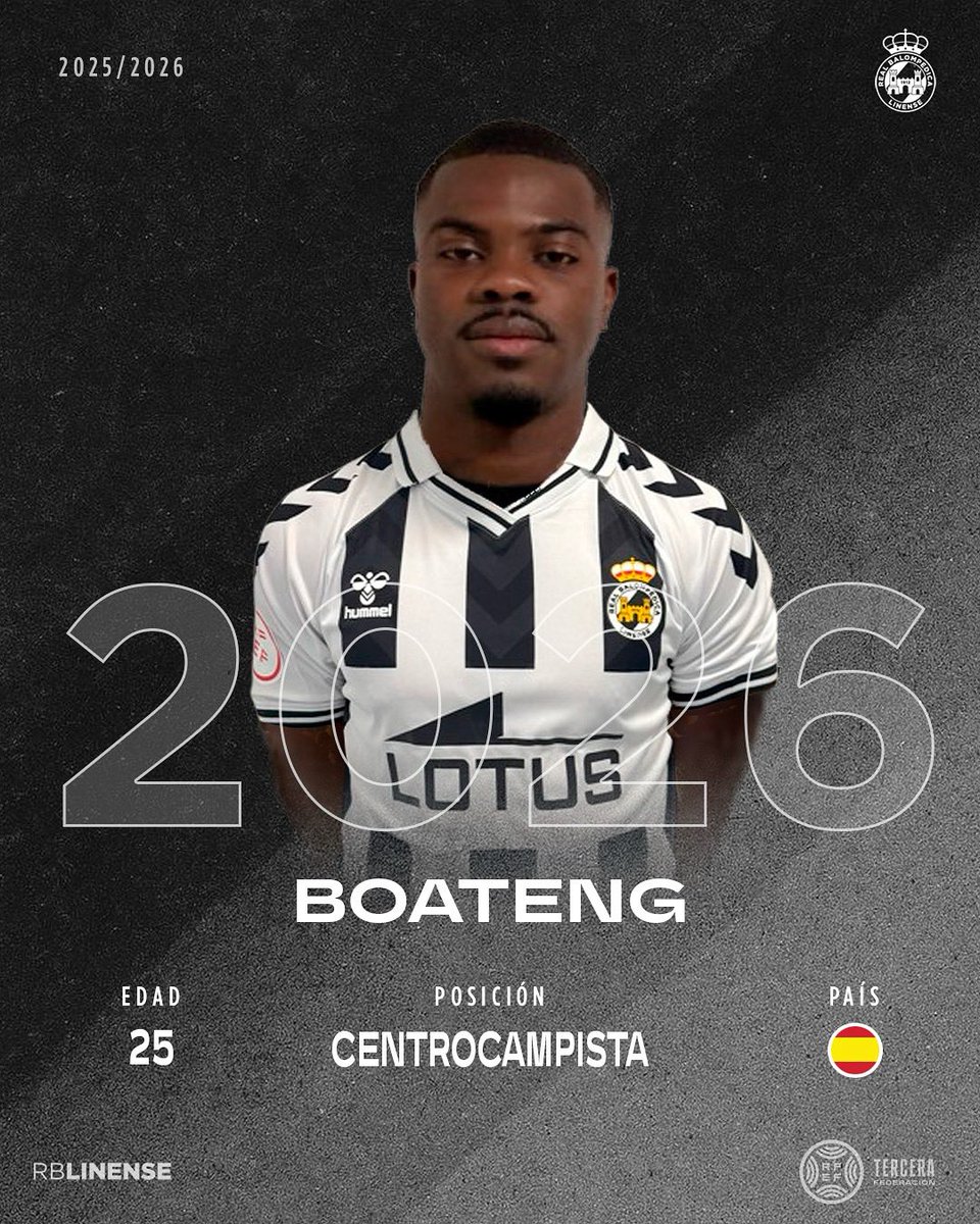 INCORPORACIÓN | CRISTIAN BOATENG

La Real Balompédica Linense SAD, ha llegado a un acuerdo con Cristian Boateng, para su incorporación.

➕ℹ️➡️: rbl1912.com/boateng-primer…

#BienvenidoBoateng