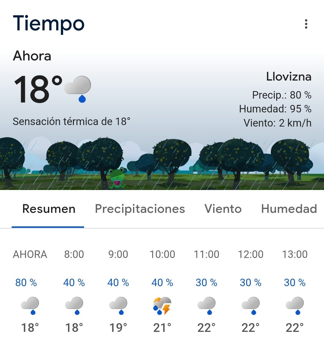 🌧☔️ #Festivo | Bucaramanga amanece con una temperatura de 18° y con probabilidades de lluvias este lunes 23 de junio. ¡Buenos días! 👋