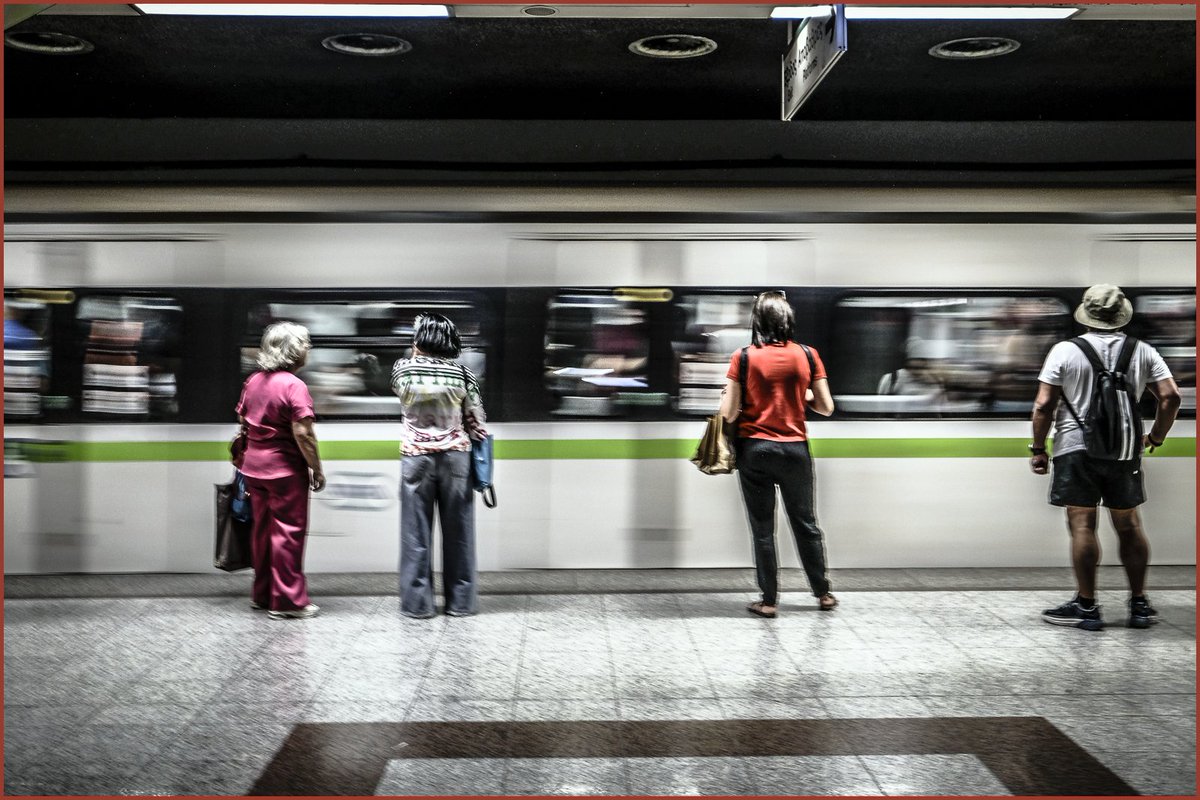 At the metro: #streetphotography #Athens #fujifilm