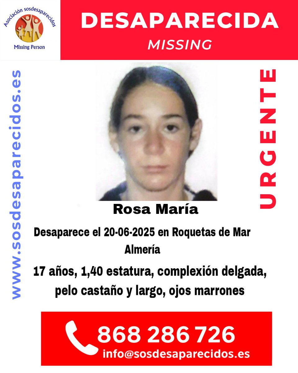 ALERTA DESAPARECIDOS (@sosdesaparecido) on Twitter photo 🆘 DESAPARECIDA
#sosdesaparecidos #Desaparecido #Missing #España #RoquetasdeMar #Almería
Síguenos <a href="/sosdesaparecido/">ALERTA DESAPARECIDOS</a> 🆘 DESAPARECIDA
#sosdesaparecidos #Desaparecido #Missing #España #RoquetasdeMar #Almería
Síguenos <a href="/sosdesaparecido/">ALERTA DESAPARECIDOS</a>