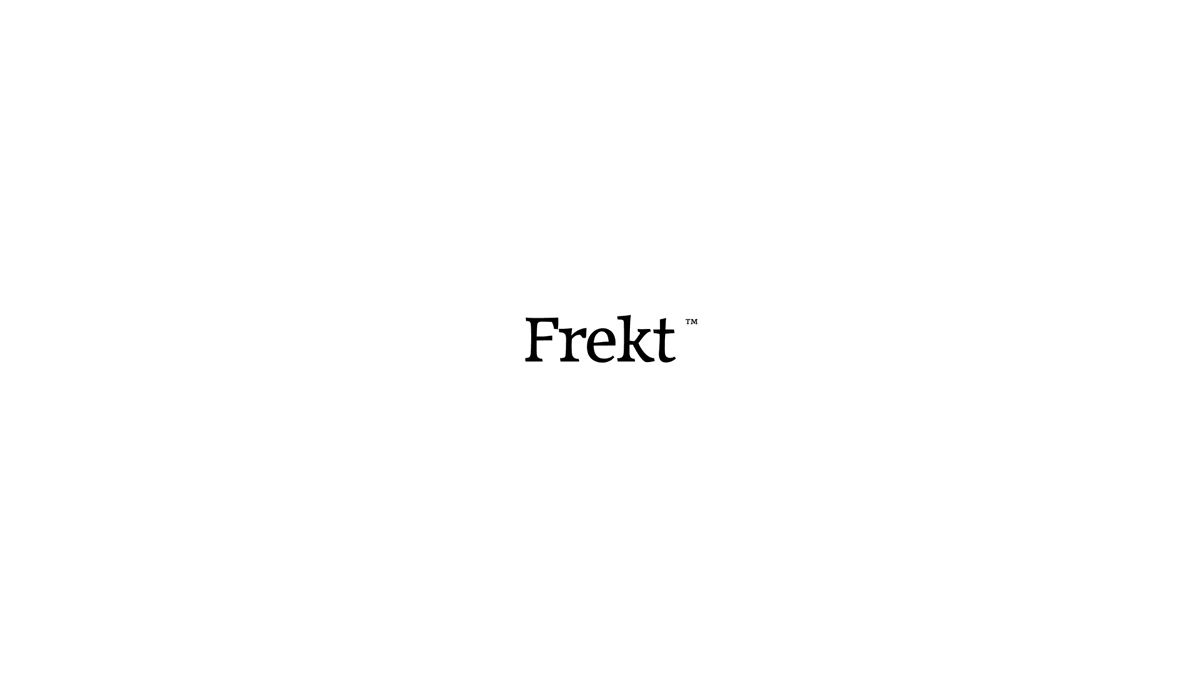 NoktraStudio's tweet photo. Frekt brand design