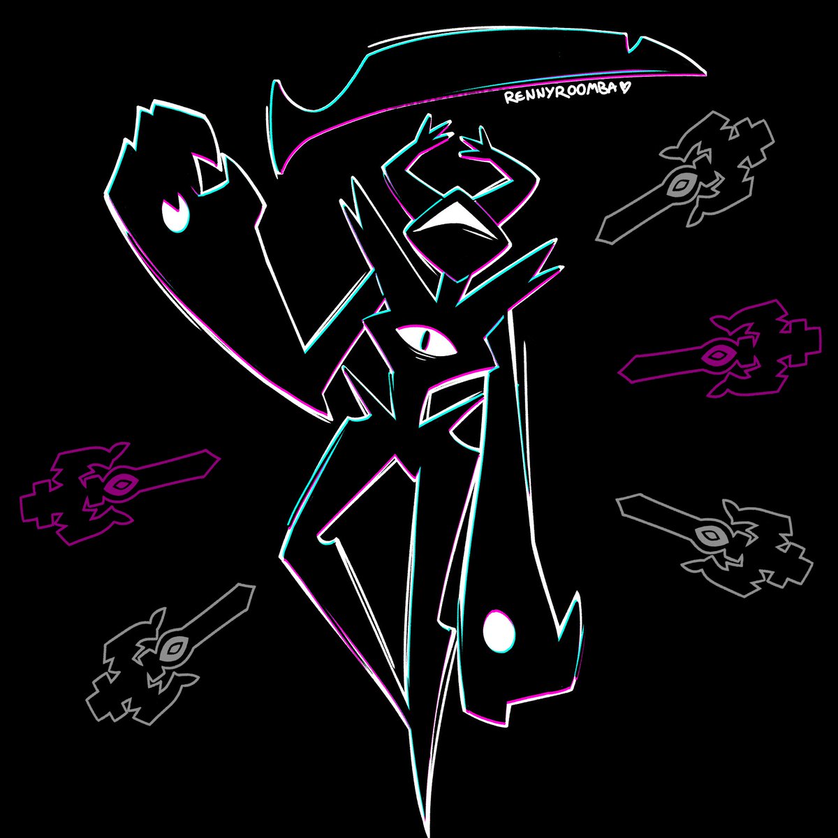 “You felt something hovering close behind your head…”

#DELTARUNE #fanart #DeltaruneChapter3 #RoaringKnight