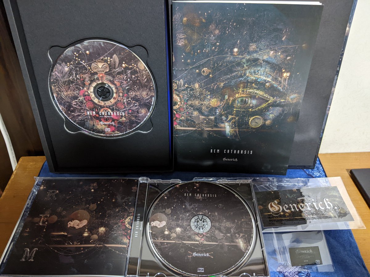 #Generich.
#REMCATHARSIS

7月7日発売のCDが届きました🎶🎶🎶