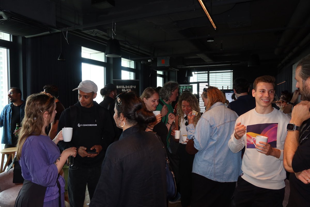 Simone (@simone_m_walsh) on Twitter photo Last week I hosted another <a href="/0xBuildersClub/">The Builder's Club π³</a> event, this time on a rooftop in Berlin. π©πͺπ
Loved bringing together builders, founders, & creators from the community.
Big thanks to <a href="/StefanDGeorge/">Stefan George π¦π³</a> for joining and speaking with the builders. Last week I hosted another <a href="/0xBuildersClub/">The Builder's Club π³</a> event, this time on a rooftop in Berlin. π©πͺπ
Loved bringing together builders, founders, & creators from the community.
Big thanks to <a href="/StefanDGeorge/">Stefan George π¦π³</a> for joining and speaking with the builders.