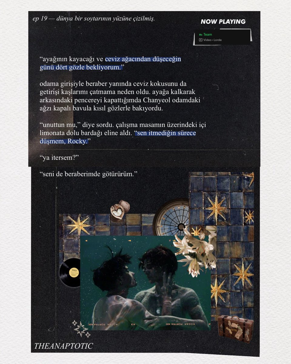 theanaptotic's tweet image. ep 19 — dünya bir soytarının yüzüne çizilmiş.

050125 ; düşüş.

—t
#kapıyıaçıkbırakanlarkulübü #kapıyıaçıkbırak #kabk #weknow #wedontknow #sparta #6104everwithchanbaek #parkchanyeol #byunbaekhyun #delifişekyayında #aynıtakımdayız