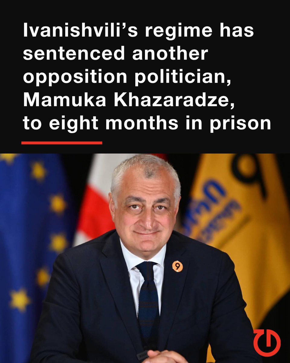 🔴 The ruling Georgian Dream party's crackdown on the opposition continues

Ivanishvili’s regime has sentenced Mamuka Khazaradze, leader of the opposition Lelo party, to eight months in prison for refusing to appear before a parliamentary investigative commission tasked with