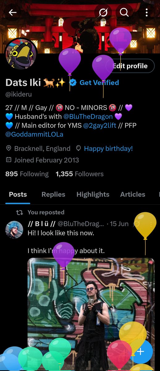 Balloons uwu 💜✨️