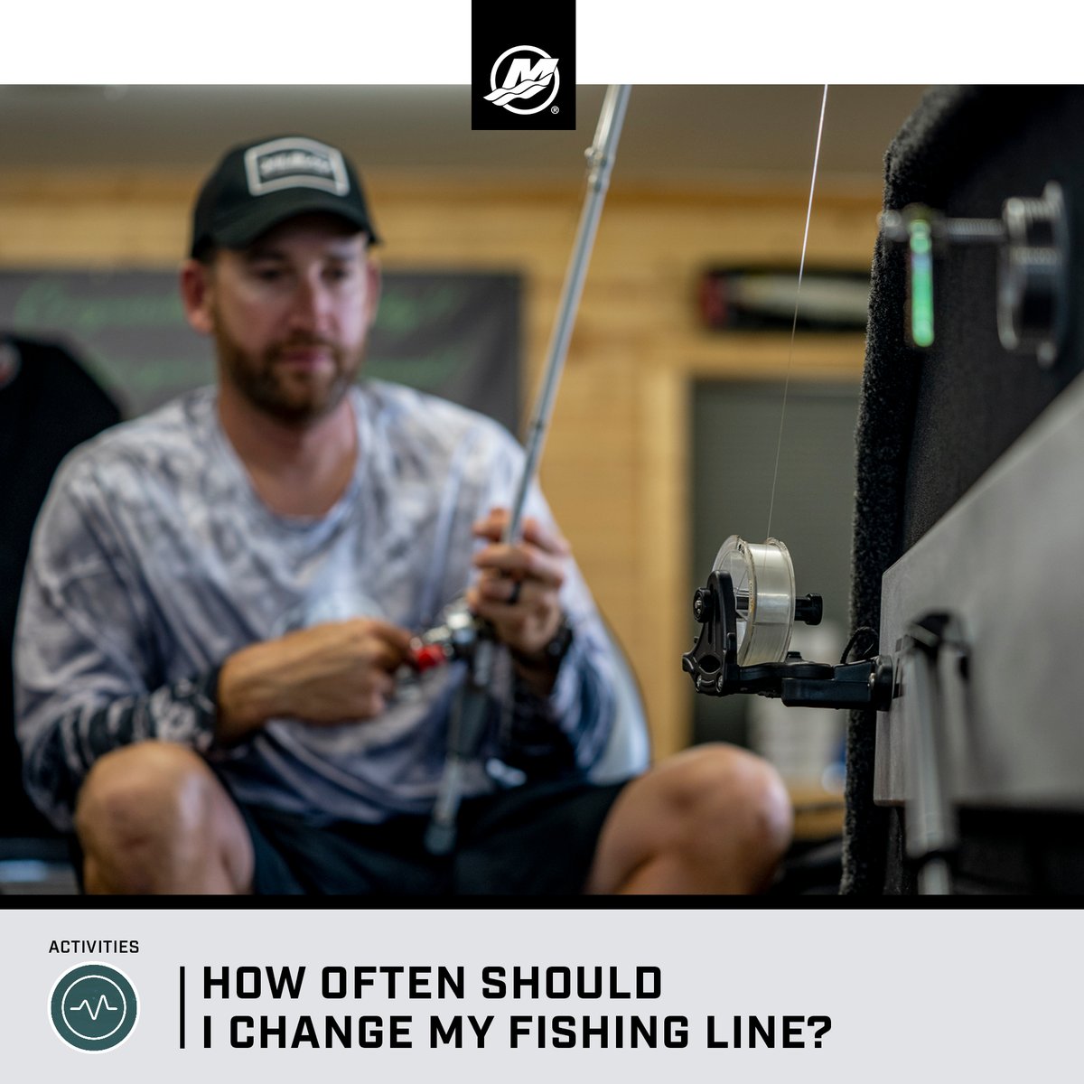 How Often Should I Change My Fishing Line? Find out on the Mercury Dockline blog! bit.ly/4lbQ03M