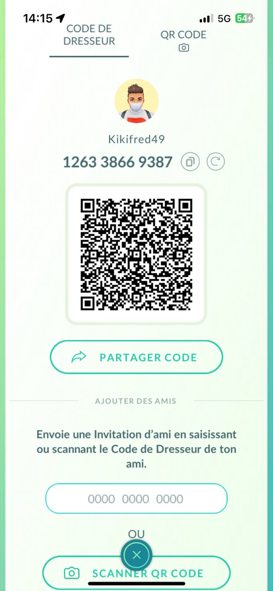 Kikifred (@ow_kikifred) on Twitter photo Hello les petit loups 👋
Avec les beaux jours et ma convalescence j’ai réinstaller <a href="/PokemonGoApp/">Pokémon GO</a> !
Si jamais des gens y joue encore voici mon code amis 🫶🏻 Hello les petit loups 👋
Avec les beaux jours et ma convalescence j’ai réinstaller <a href="/PokemonGoApp/">Pokémon GO</a> !
Si jamais des gens y joue encore voici mon code amis 🫶🏻