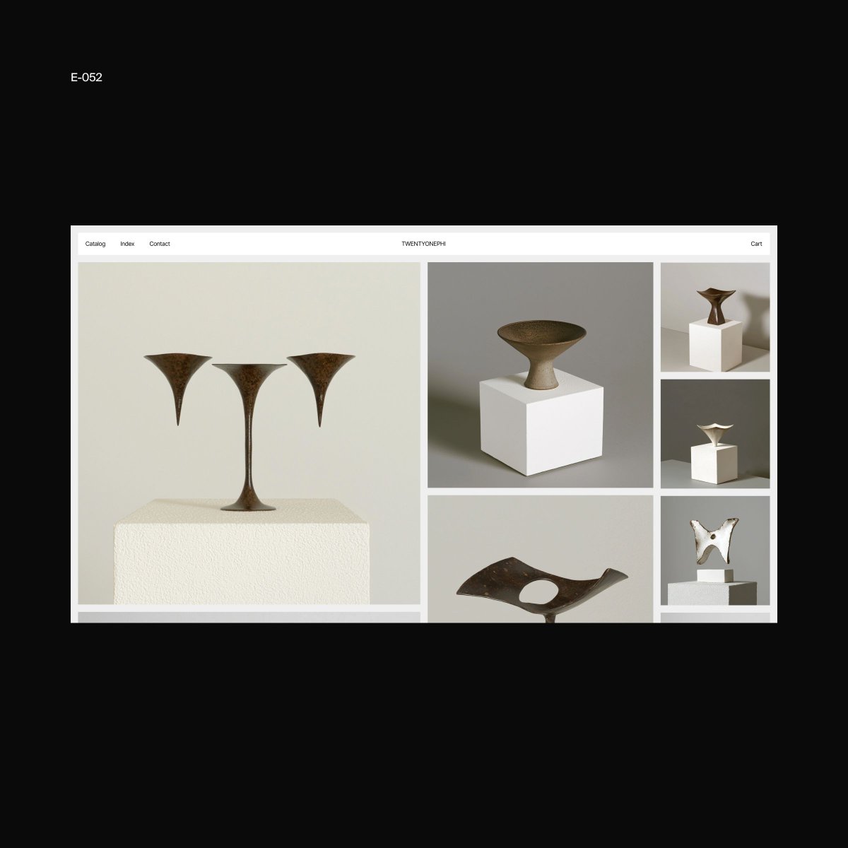 agency21phi's tweet photo. E-052 | Ecommerce Design Concepts 

Catalog page for an online ceramic store https://t.co/RPosiwDLQj