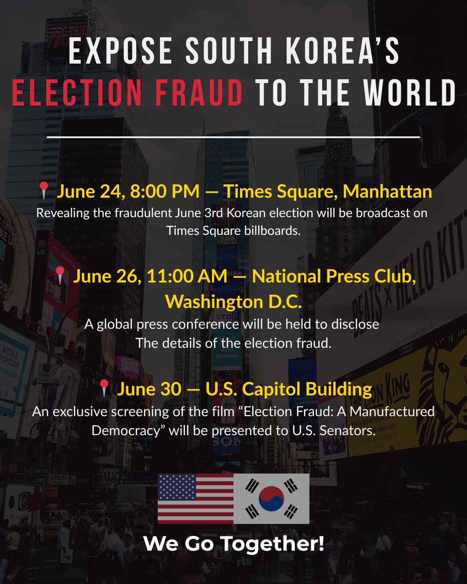 kkkseog5678's tweet photo. EXPOSE SOUTH KOREA'S ELECTION FRAUD TO THE WORLD!!
#SouthKoreaProtests #ElectionFraud #KoreaElection
@yhbryankimiq