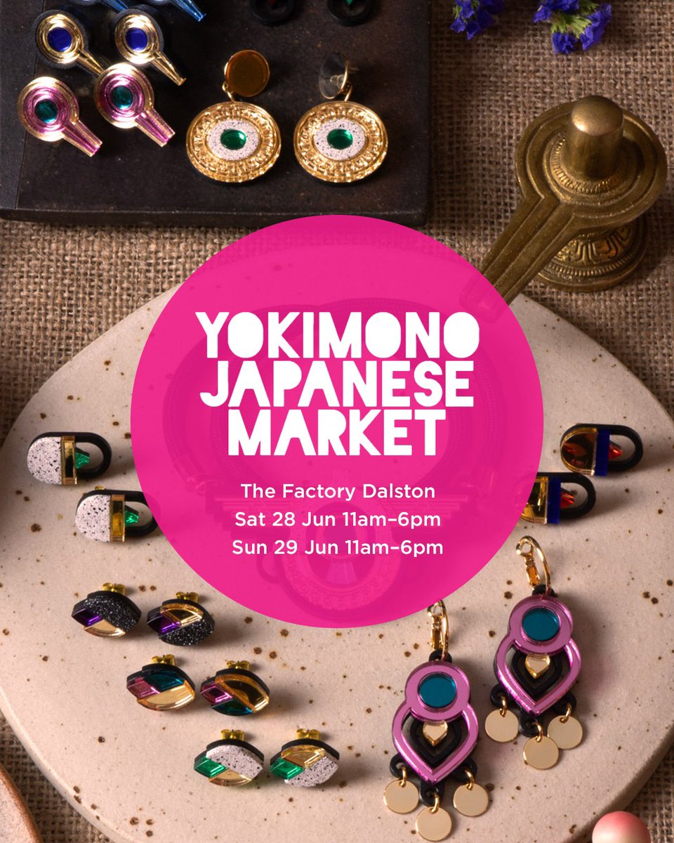 MYSTICFORMS's tweet photo. We are thrilled to announce our return to the highly popular Yokimono Japanese Summer Market in East London on Sat 28 &amp; Sun 29 June this weekend🍧
https://t.co/Nw5PY6ZXD1

#japanesemarket #london #eastlondon #dalston  #handmadeinlondon https://t.co/F3Wl3G7Jrz
