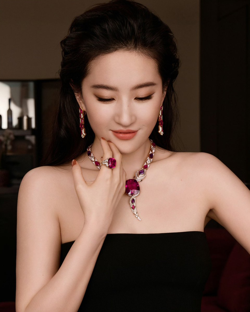 liuyifeitw's tweet photo. [2025/6/23] Global Brand Ambassador Liu Yifei @yifei_cc x @Bulgariofficial Polychroma High Jewelry

#劉亦菲 #刘亦菲 #LiuYifei #YifeiLiu #Crystalliu #yifei_cc #Bvlgari #BvlgariHighJewelry #polychroma https://t.co/KJ6Yx2pjTe
