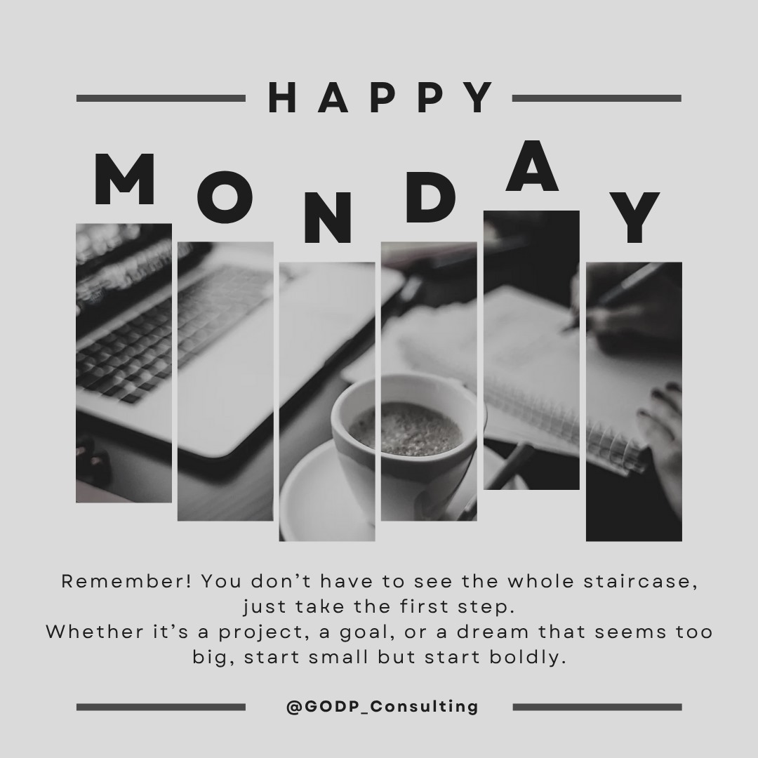 ConsultingGodp's tweet photo. 📌 Progress is built daily.
📌 Excellence is a habit, not a moment.
📌 Your consistency will open doors that talent alone cannot.

Let this week be proof that you are not waiting for things to happen—you are making things happen.

Go win the week! https://t.co/TdtlEtq8Su
