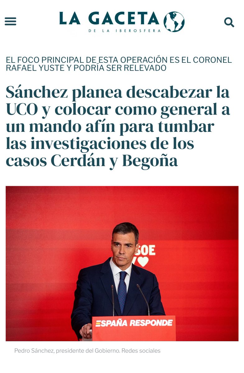 Estoy segura que a Ábalos y Koldo les han prometido cerrar el caso.
Como no vayamos a por todas, todo va a quedar en nada.

Así funciona España:
Corrupción pactada, escándalos controlados, justicia a la carta.
Y el pueblo… pagando la fiesta.