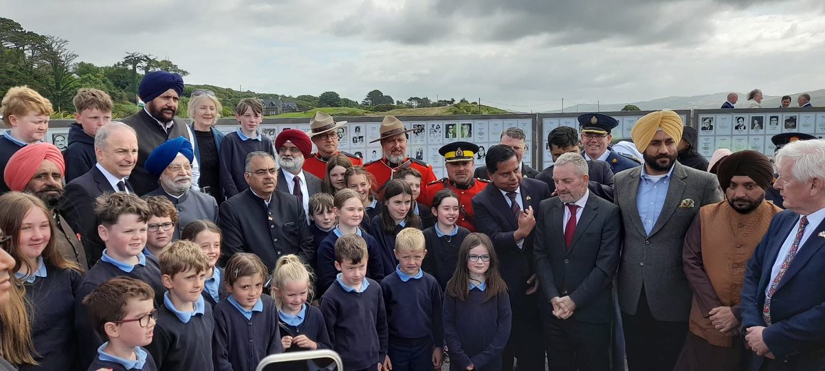 Cork, Ireland:
On the occasion of the 40th anniversary of the Kanishka bomb blast. Paid tribute to the martyr’s of the Air India flight 182 which was blown mid air by bomb blast planted by terrorists on 23 June 1985 killing 329 innocent people on board. 
⁦<a href="/BJP4India/">BJP</a>⁩