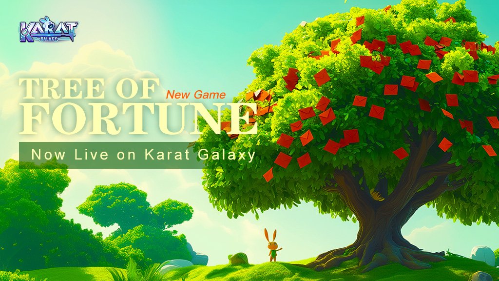 karatGalaxy's tweet photo. Have you tried #TreeofFortune?
🔹 Spin to Win! Spin to obtain big rewards!
🔴 Collect & level up red envelopes to unlock up to 5 free spins!
💥 Trigger Wealth & Treasure Mode for even bigger rewards!
👉Play Tree of Fortune here: https://t.co/AMUyNBGqS1
#NFT #Crypto #GameFi https://t.co/cBlxqmPd8e